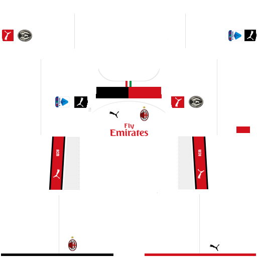 equipación AC Milan Dream League Soccer